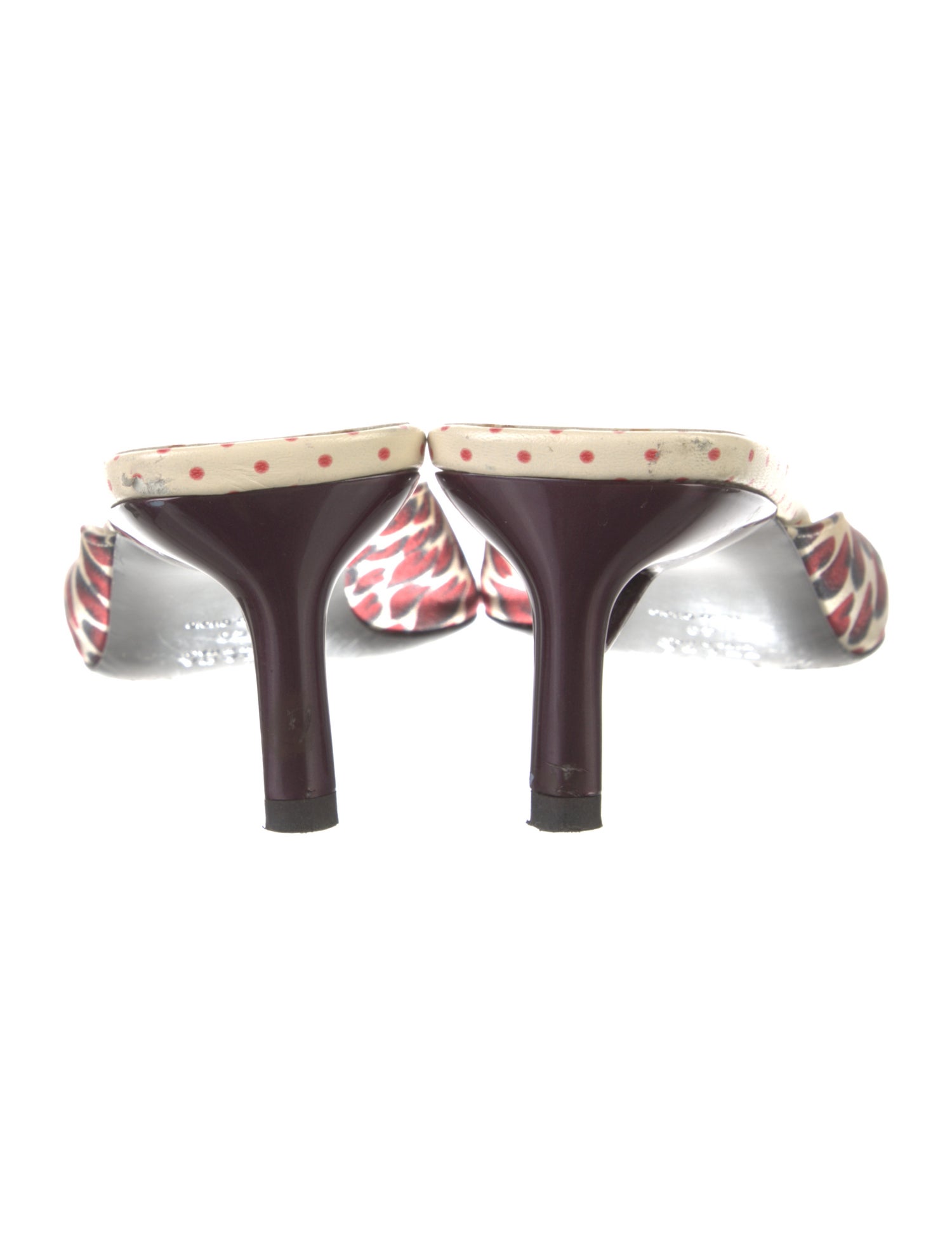 Prada Leather Printed Slides